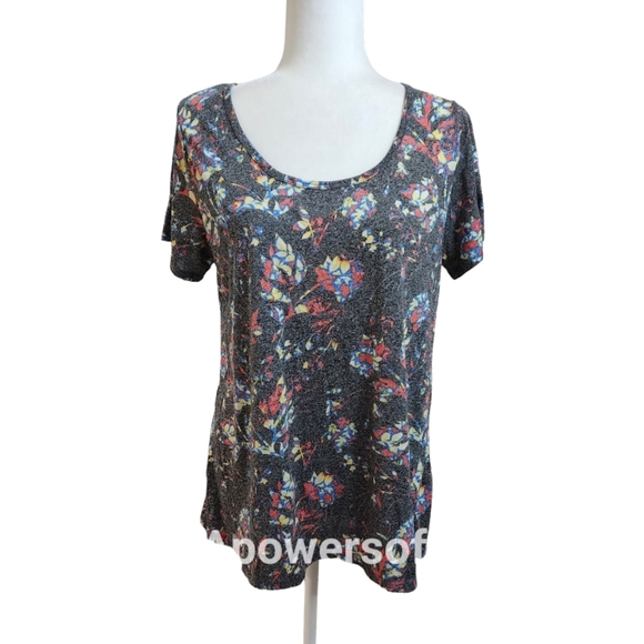 Lularoe Floral Tee - Picture 1 of 7